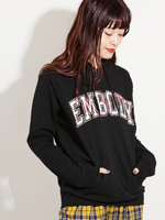 WEGO/フラワーフォトロゴプリントパーカー