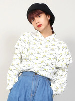 PUNYUS/FUGU花柄フリルブラウス