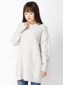 [18AW 新作アイテム]ケーブルチュニックニット/ワンピース