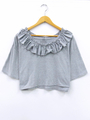 リメイク フリルＴシャツ サイズ表記 XL