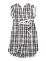 2way check dress/WHITE