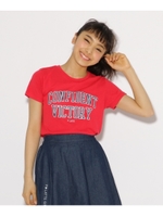 999 カレッジロゴ Tシャツ/レッド(062)