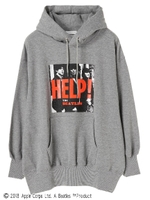 BEATLESパーカー HELP/杢グレー