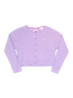 Back レースアップカーデ/ラベンダー