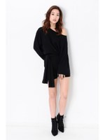 BスリーブニットAIO/BLACK
