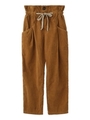 CORDUROY HIGH WAIST PANT/ベージュ
