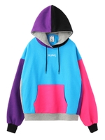 CRAZY COLOR SWEAT HOODIE/ライトブルー