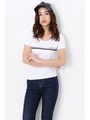 DラインロゴEGTシャツ/WHITE