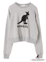 Ehwg×KANGOL Crew neck sweat/杢グレー
