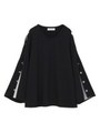 FLARE SLEEVE TOP/ブラック