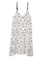 FLOWER PRINT CAMISOLE DRESS/ホワイト