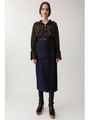 FRONT SLIT DENIM LONG スカート/One Wash1