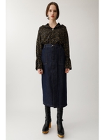 FRONT SLIT DENIM LONG スカート/One Wash1