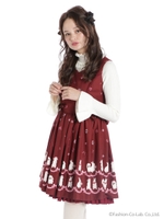 FluffyBunnyリボンジャンスカ/ボルドー