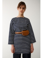 HALF SLEEVE B／N ドレス/柄NVY5