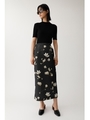 MAGNOLIA PRINT スカート/柄BLK5