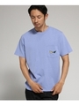 MARK GONZALES別注 胸刺繍ポケットTシャツ/ライトパープル(081)