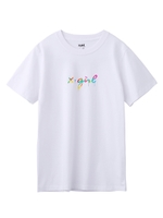 PAINTED CURSIVE LOGO S/S REGULAR TEE/ホワイト