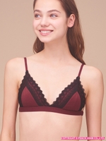 PJ/ＰＪ　ＣＯＬＯＲＳエコスエードブラレット/ボルドー