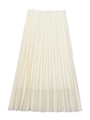 PLAID PLEATED SKIRT/ホワイト