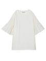 RUFFLE SLEEVE TEE/ホワイト