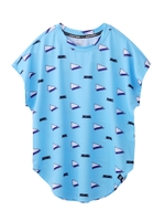 S/S TOP FLAGS/ライトブルー