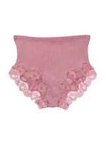 SALON by PJ/シルクレーヨンフルールパンティ/モーヴ