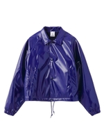 SHINY COACH JACKET/ブルー