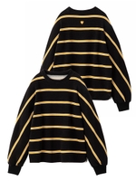 STRIPED TOP/チャコール