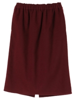 TRシャギーギャザータイトスカート/ボルドー