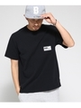 Tシャツ メンズ 胸ポケット刺繍 クラシックロゴTシャツ/ブラック(019)