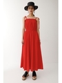 WAIST GATER ドレス/RED