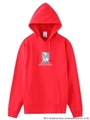 X-GIRL X LOONEY TUNES BUGS BUNNY SWEAT HOODIE/レッド