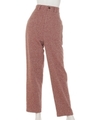 [BED&BREAKFAST]JAZZ NEP TWEED Balloon Pants/REDmix