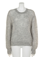 [BED&BREAKFAST]LOOSE MOHAIR KNIT Tops/GRAY