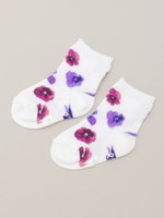 [ベビー]ジャガードソックス/パープル