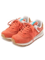 new balance WL574SECスニーカー/オレンジ(067)