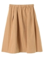 ・P起毛ギャザースカート/ベージュ