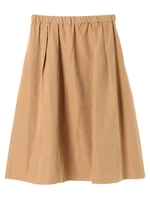 ・P起毛ギャザースカート/ベージュ