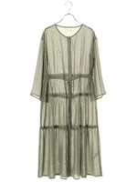 ・シフォンガウン/カーキ