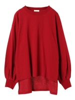 ・好きな丈ふわそでBIG T(チュニック)/レッド