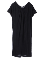 ・前後2wayねじりワンピース/ネイビー