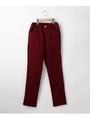 【160サイズ】理想のあったかのび〜る裏起毛パンツ/ボルドー(064)