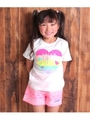 【ANAP KIDS】カラフルハートプリントTシャツ/ホワイト(001)