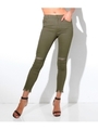 【ANAP】ニークラッシュカラースキニーパンツ/カーキ(014)