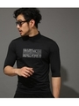 【AZUL BY MOUSSY】AZUL BEACH ハイネック五分袖プルオーバー/BLK