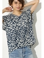 【AZUL BY MOUSSY】サンド柄TEE/柄NVY