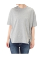 【AZUL BY MOUSSY】スリット半袖プルオーバー/T.GRY