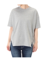 【AZUL BY MOUSSY】スリット半袖プルオーバー/T.GRY