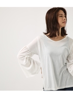 【AZUL BY MOUSSY】バックリボントップス/O/WHT